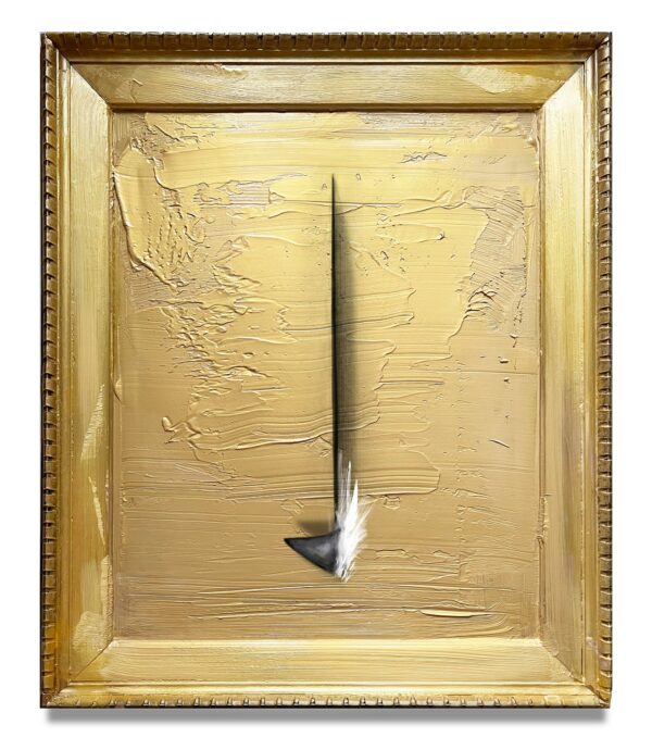 A golden tribute to Lucio Fontana