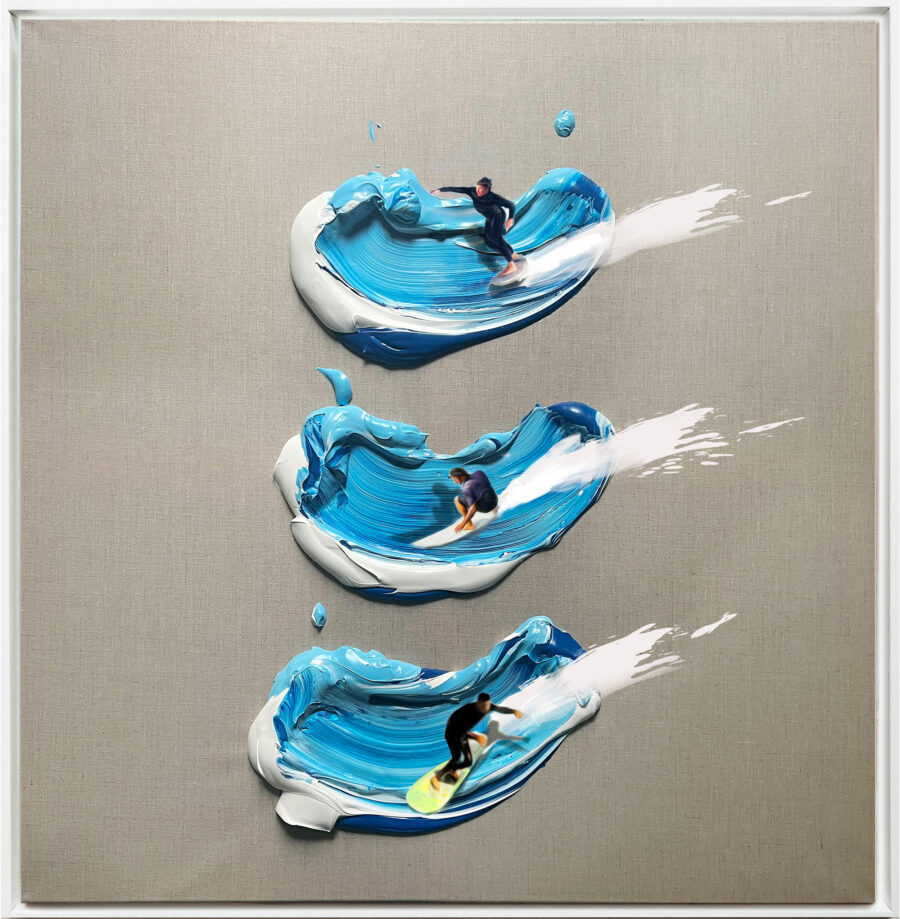 Three seconds waves - Golsa Golchini Art