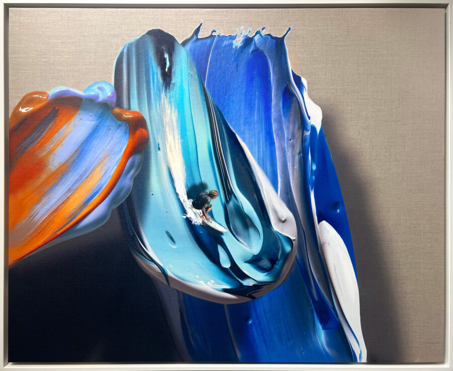 A wave and his friends - Golsa Golchini Art