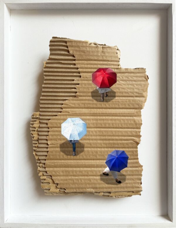 A Rainy Day on a Sunny Cardboard