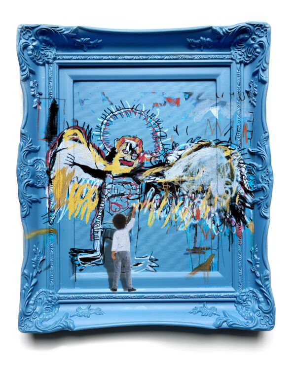 Young Basquiat at Work - A Tribute to Jean-Michel Basquiat